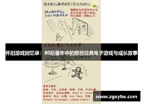 怀旧游戏回忆录：80后童年中的那些经典电子游戏与成长故事